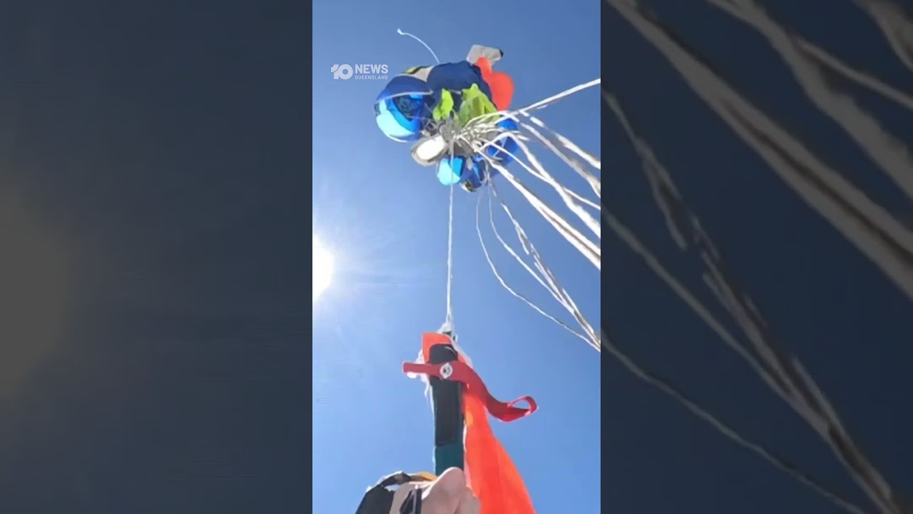 Mid-Air Parachute Accident Rips Skydiver Off Plane Over North Queensland | 10 News