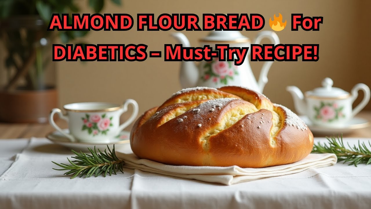 The ULTIMATE 🍞 ALMOND FLOUR BREAD RECIPE for DIABETICS! (LOW-CARB & DELICIOUS! 😋)