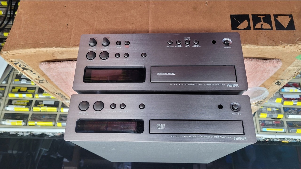 BROKEN YAMAHA KX-10 & CDX-10 Repair ? 31세의 명기 야마하 카세트와 CD테크 고장수리! 작동 잘 안돼요?