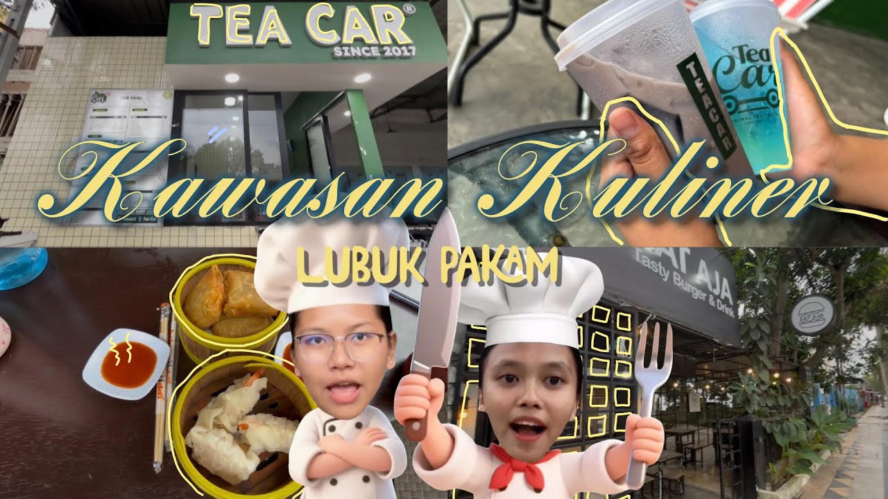 Vlog: Review Makanan di Kawasan Kuliner Lubuk Pakam 🌯 || by. Johana & Kiara