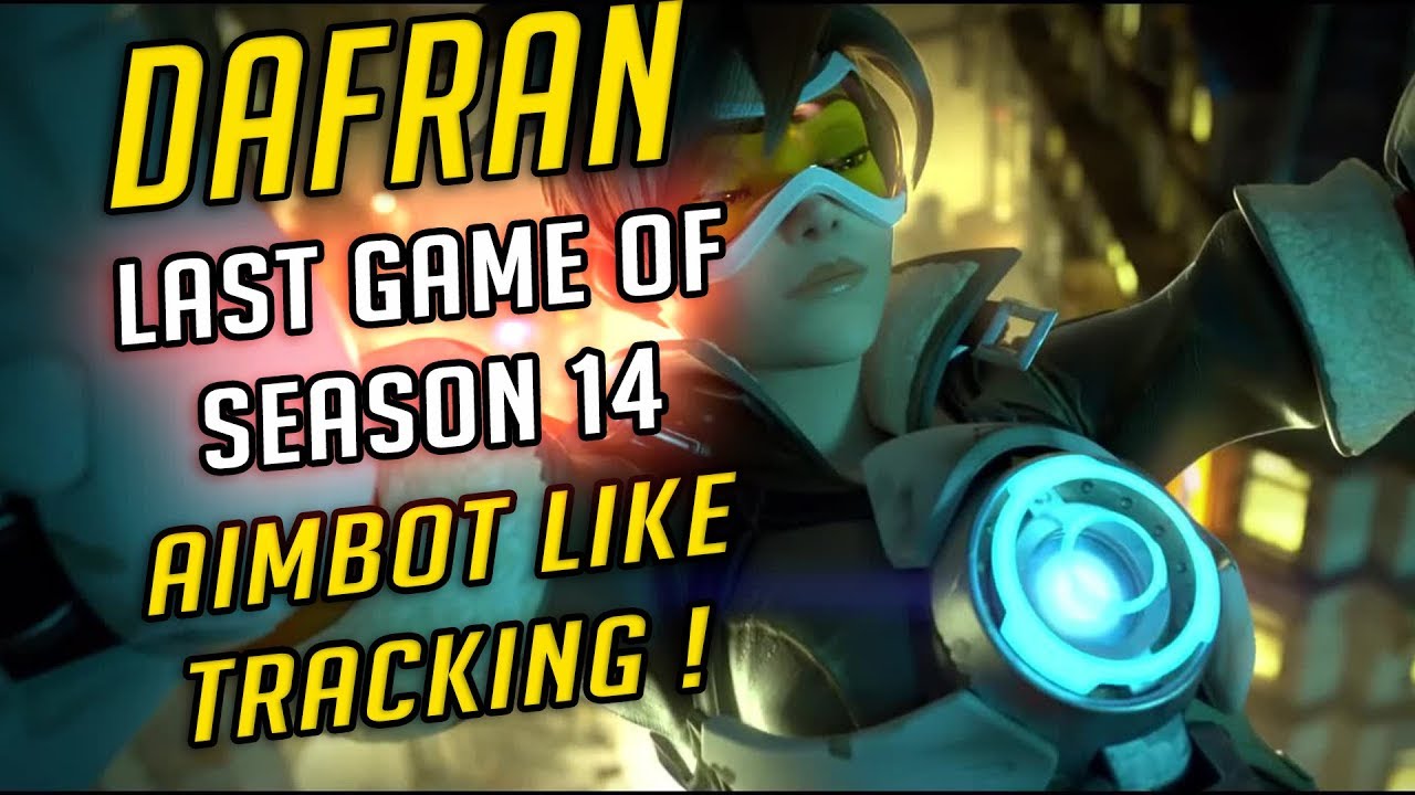 Last game of season 14 Aimbot like tracking on tracer !!