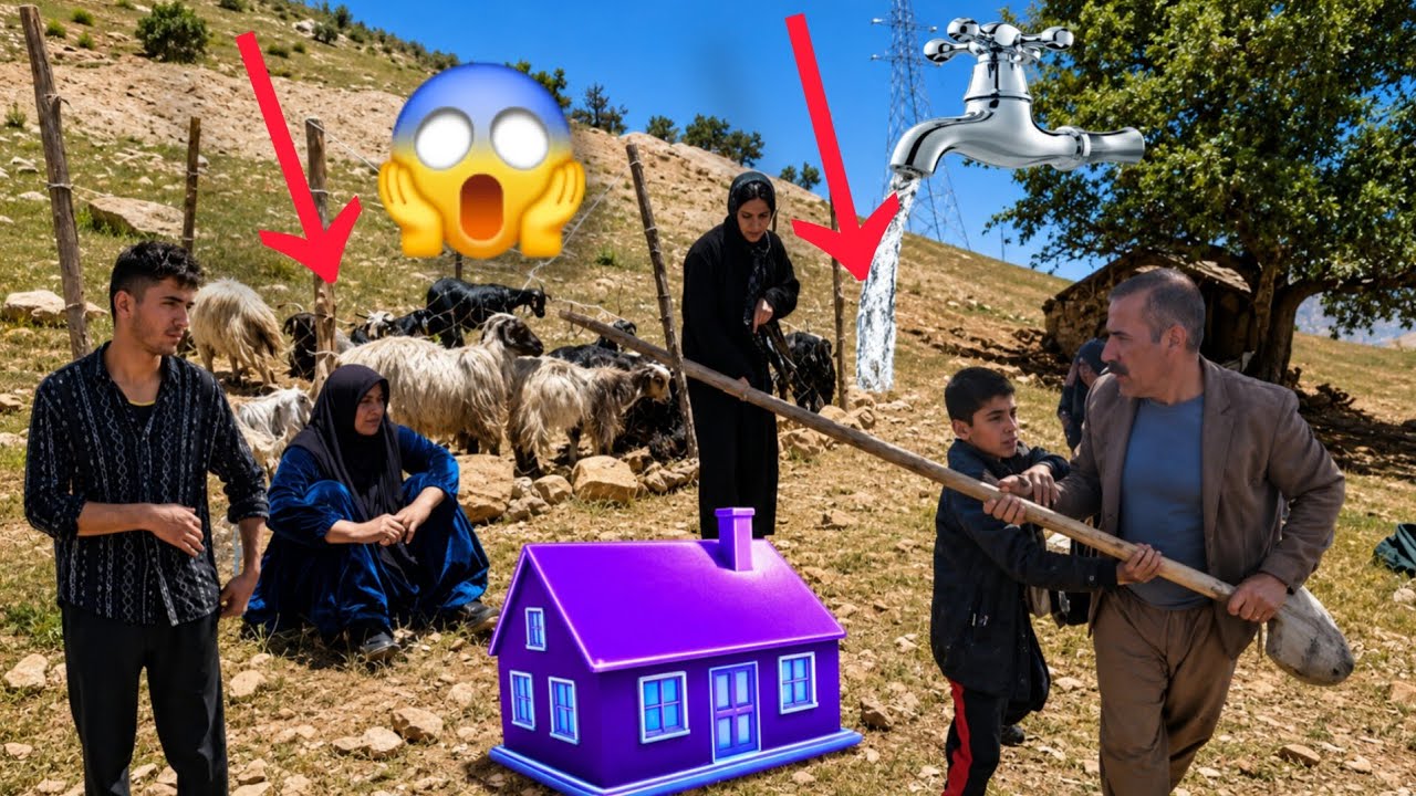 😱Baqer's house or family peace? The fierce fight between Javad and Mahin reached its peak!&hearts;🥰🐕🐥🐐🐩🌊