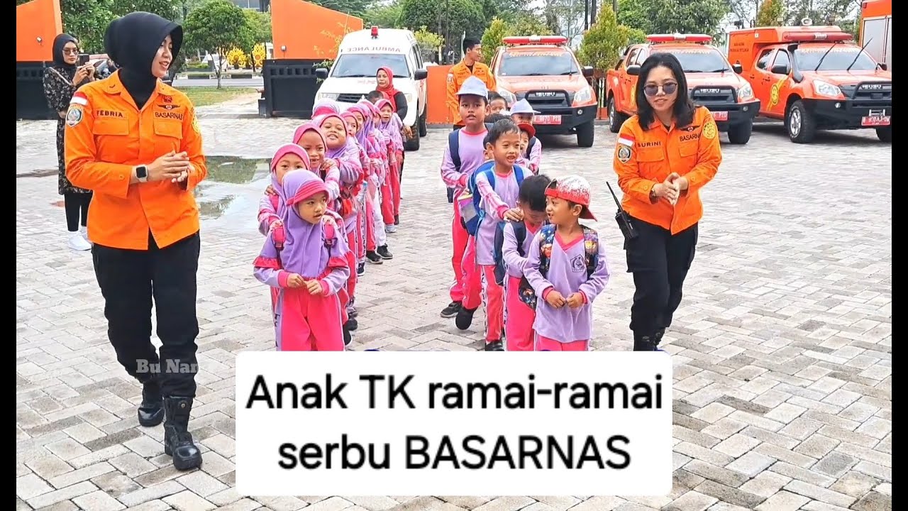 Anak TK ramai-ramai serbu BASARNAS