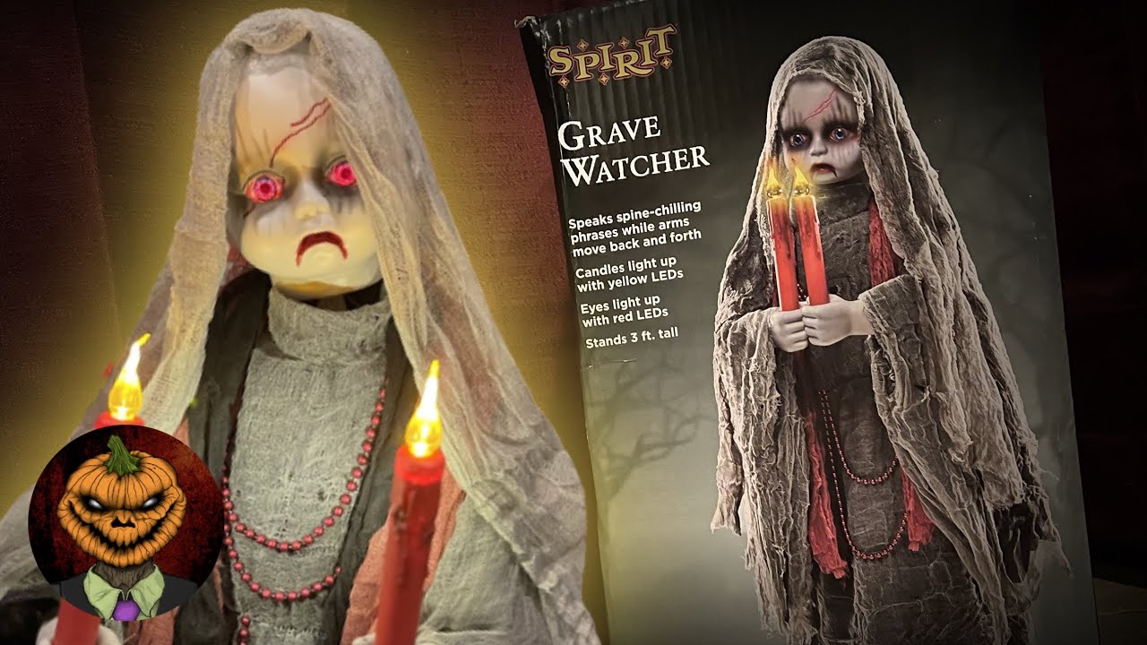 Spirit Halloween - Grave Watcher Unboxing/Setup | 2023 Animatronic 🎃 👻