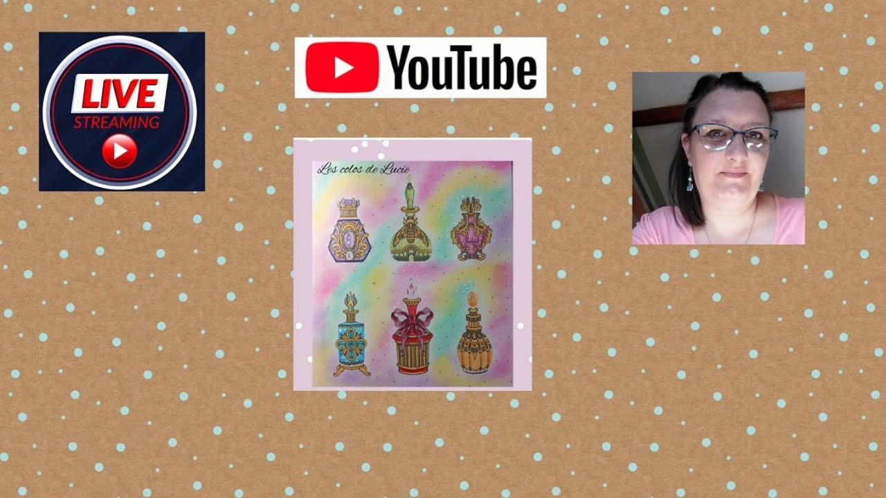 📽 [Live n° 2 coloriage Adultes  ] partie 1 hanna karlzon fioles magique 🧪 