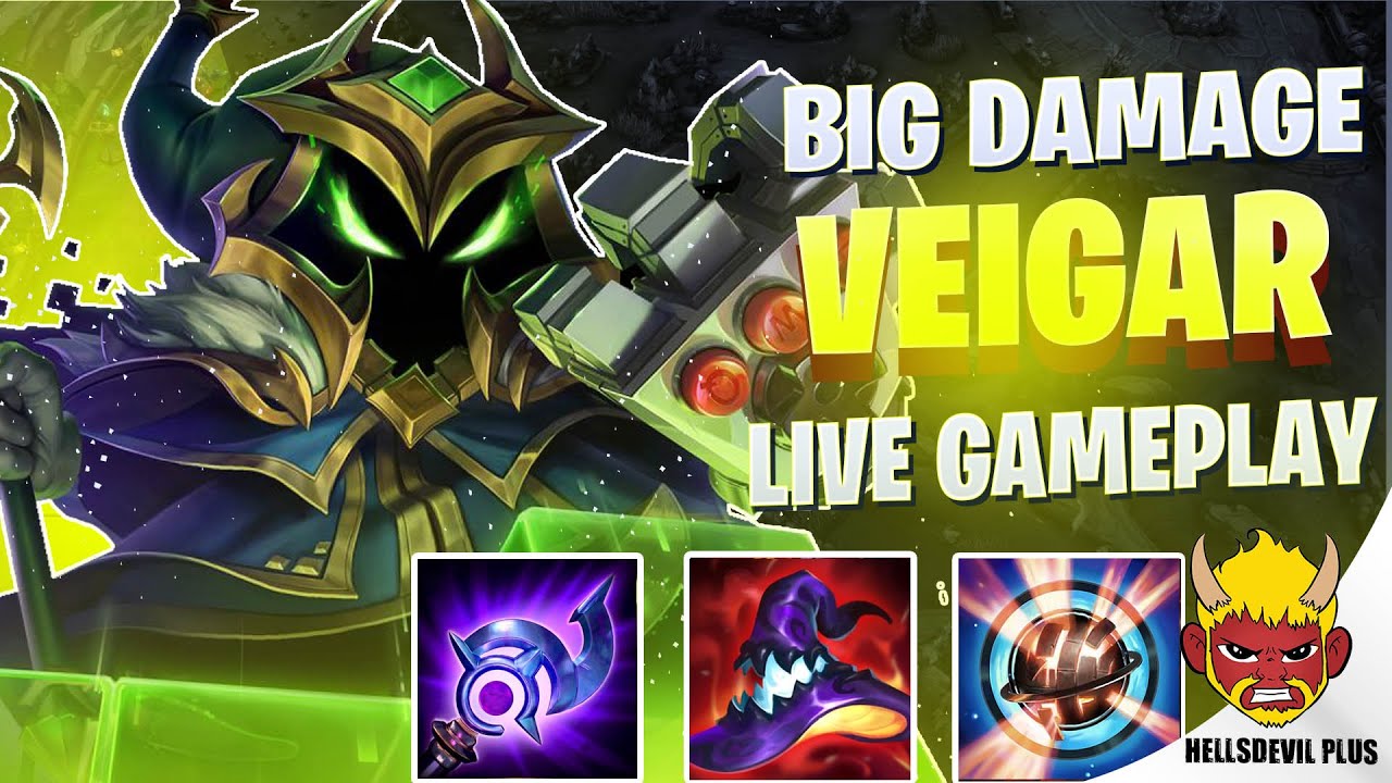 Veigar Big Damage! - Wild Rift HellsDevil Plus Gameplay