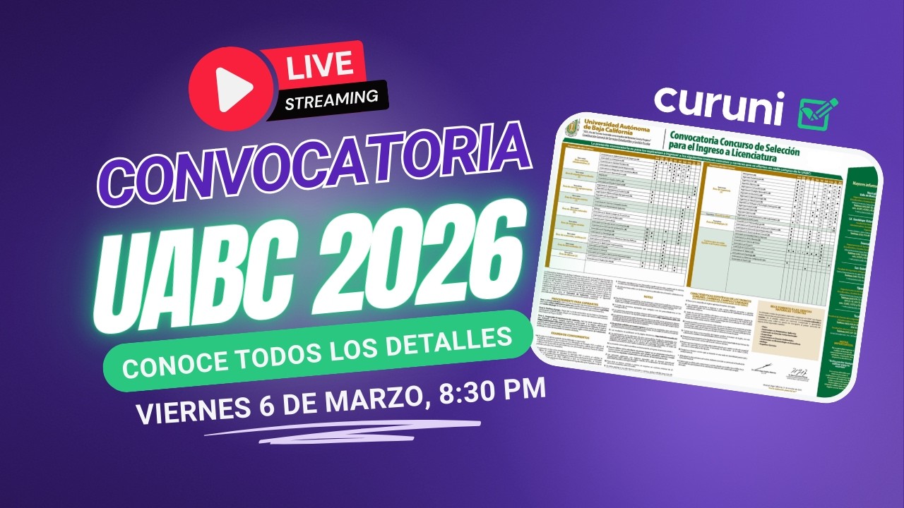 🚨 Convocatoria UABC 2026: lo que todo aspirante debe saber 💯🤓 Sesi&oacute;n informativa completa