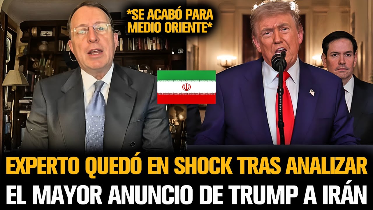 EXPERTO QUEDÓ EN SHOCK TRAS ANALIZAR EL MAYOR ANUNCIO DE TRUMP A IRÁN