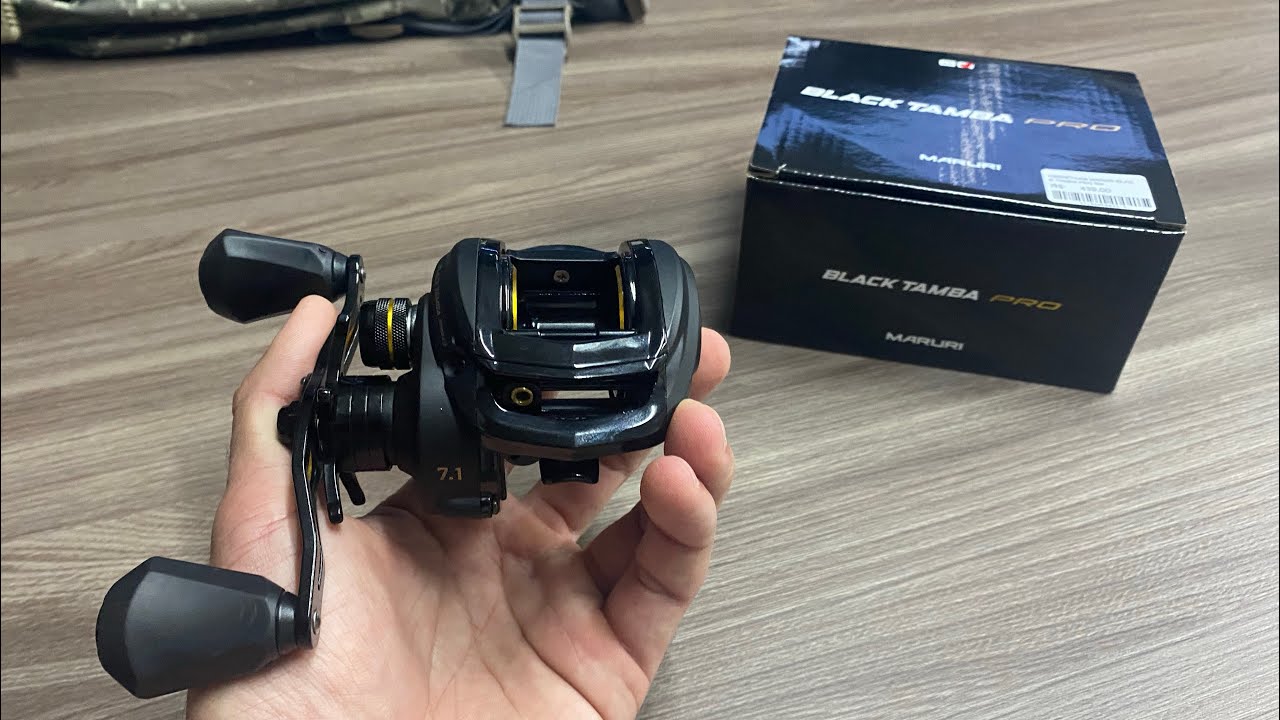 Nova Carretilha Black Tamba Pro da Maruri, uma ótima escolha com custo baixo!!! 🤟🏻😁🎣