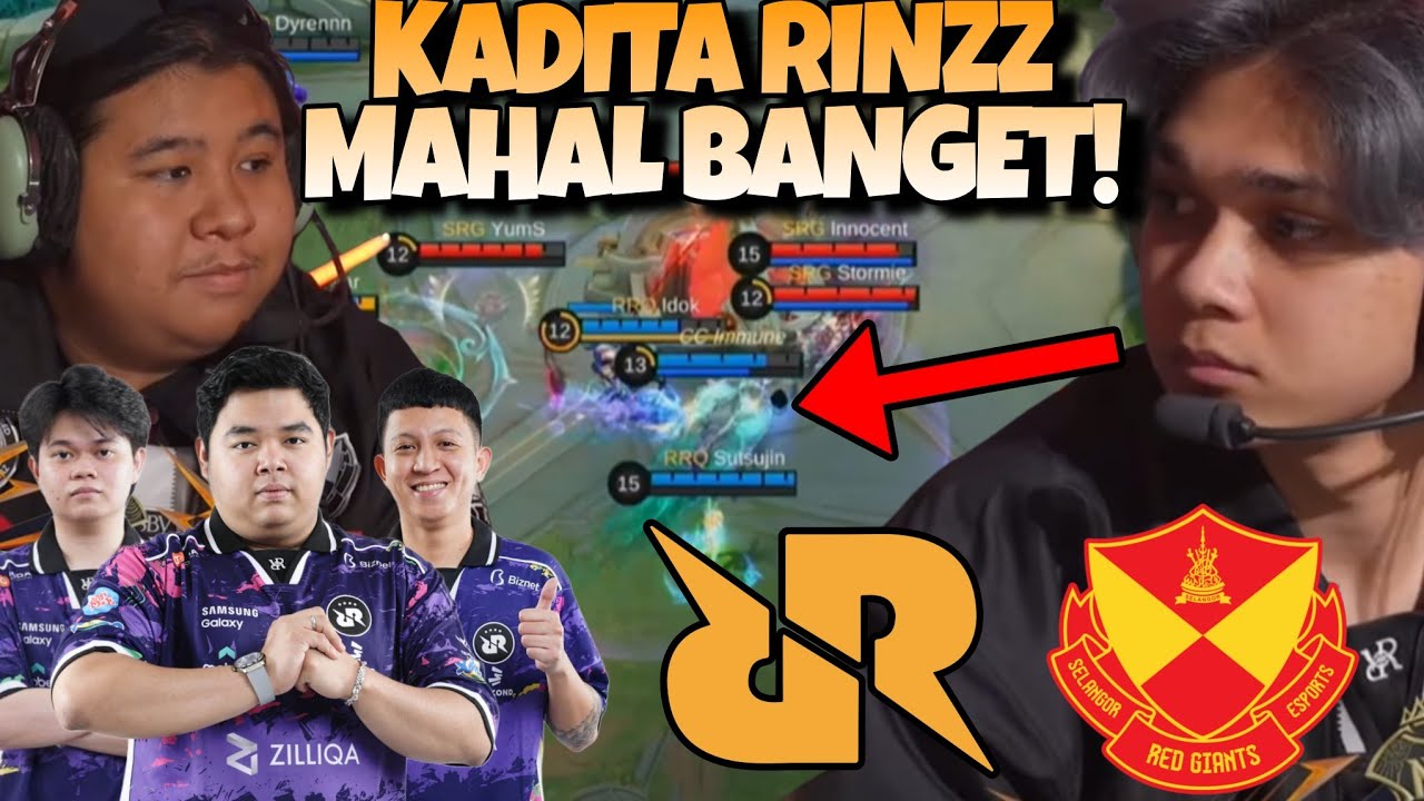 RINZZ KADITA MENGGILA COK !! RRQ VS SRG MATCH 2 - LOWER BRACKET M6