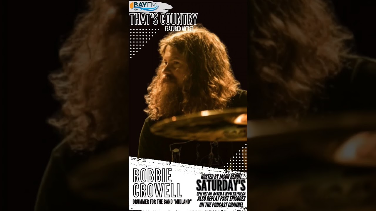 Interview with Midland Drummer Robbie Crowell #countrymusic #Midland #interview