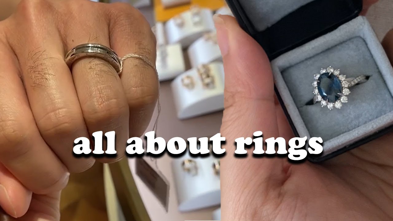 My custom sapphire engagement ring and wedding rings hunt | Engagement Vlogs #2 | Talkatiffy