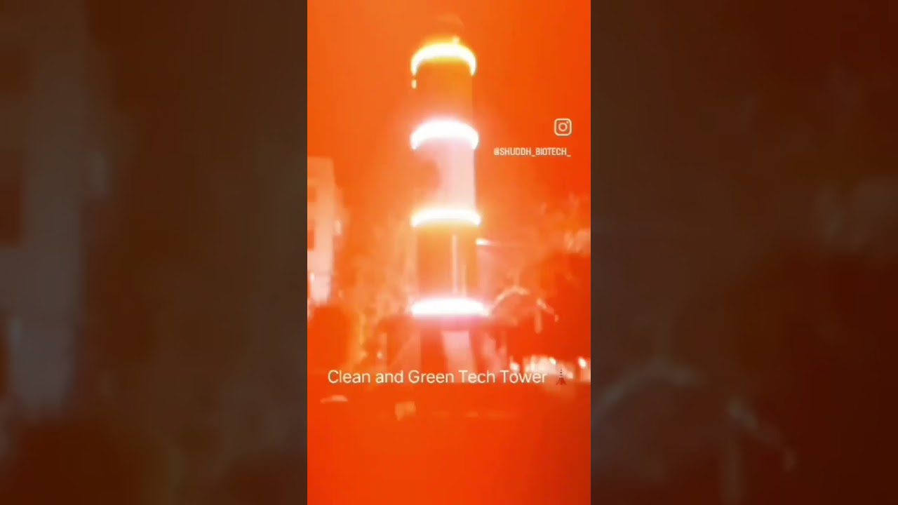 This is my Anti Smog Tower which is India's 1st Anti Smog Tower designed and developed #short