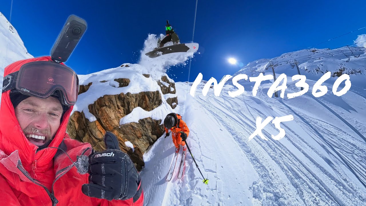 Как сделать лучшие снимки катания на лыжах с помощью Insta360 X5