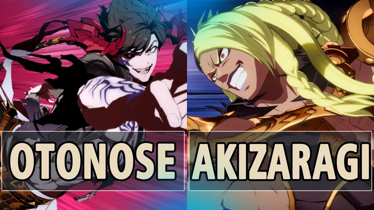 GBVSR: Otonose (Belial) Vs Akizaragi (Beelzebub) | High Level Gameplay.