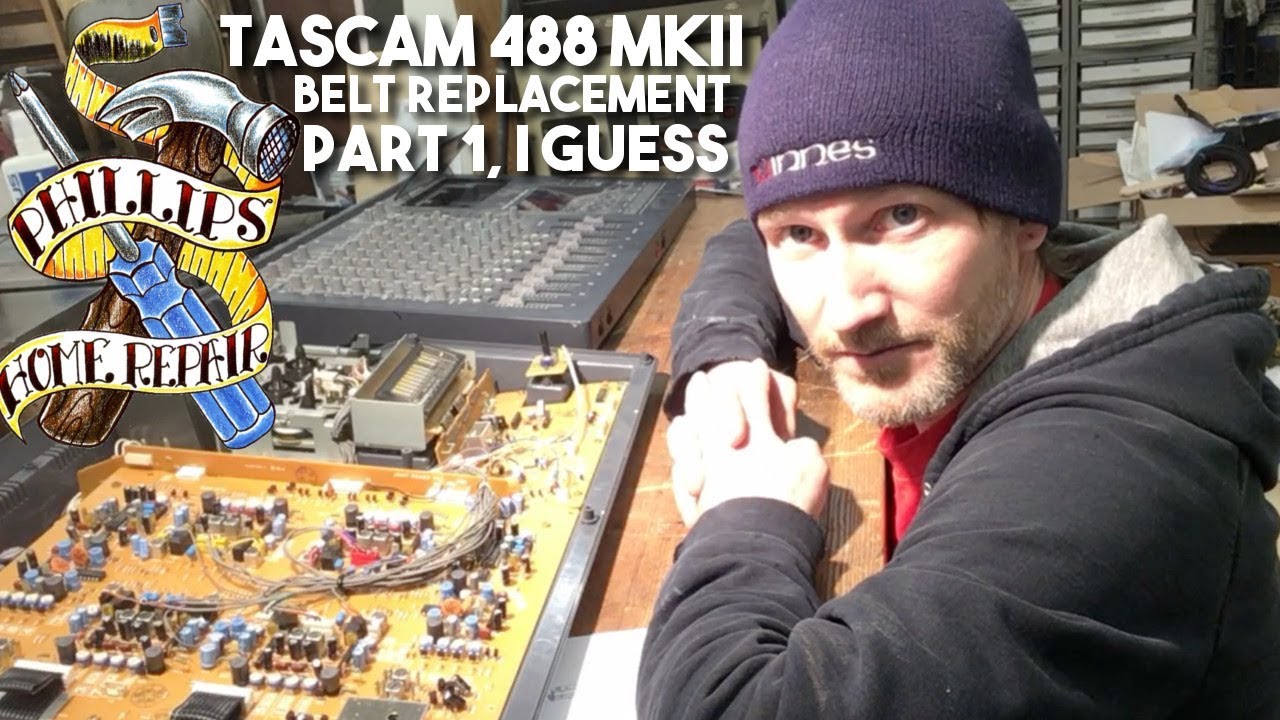 Tascam 488 MKII Belt Replacement and Troubleshooting