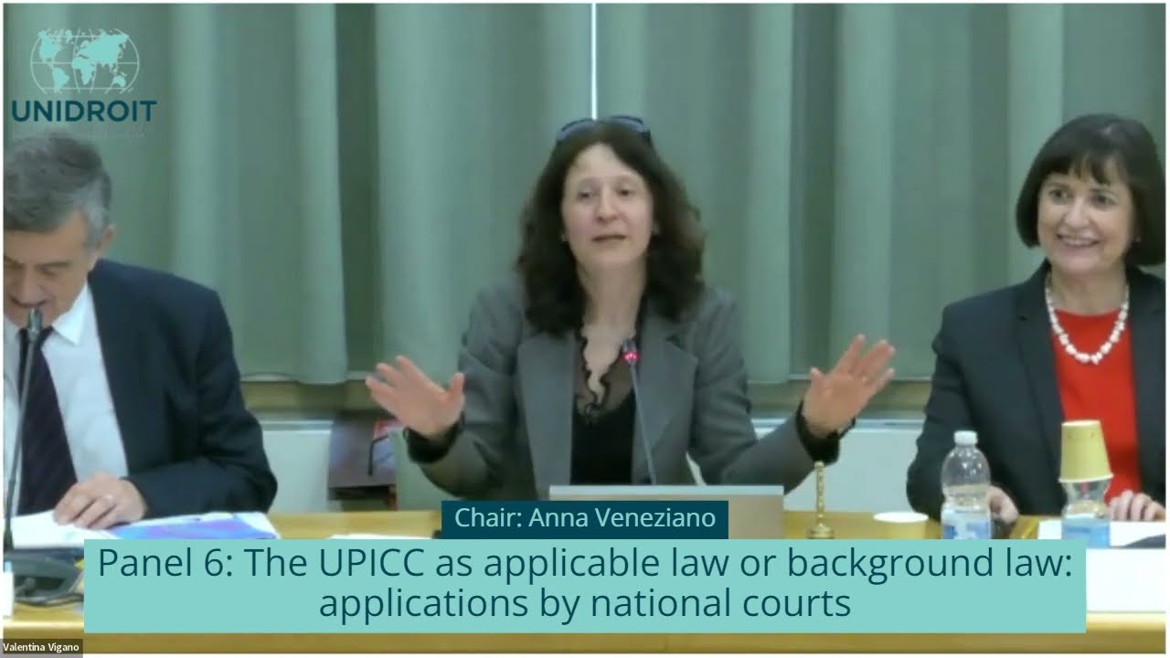 30 Years of UPICC. Past, Present and Future Relevance (UNIDROIT, 6-7 May 2024) - Panel 6