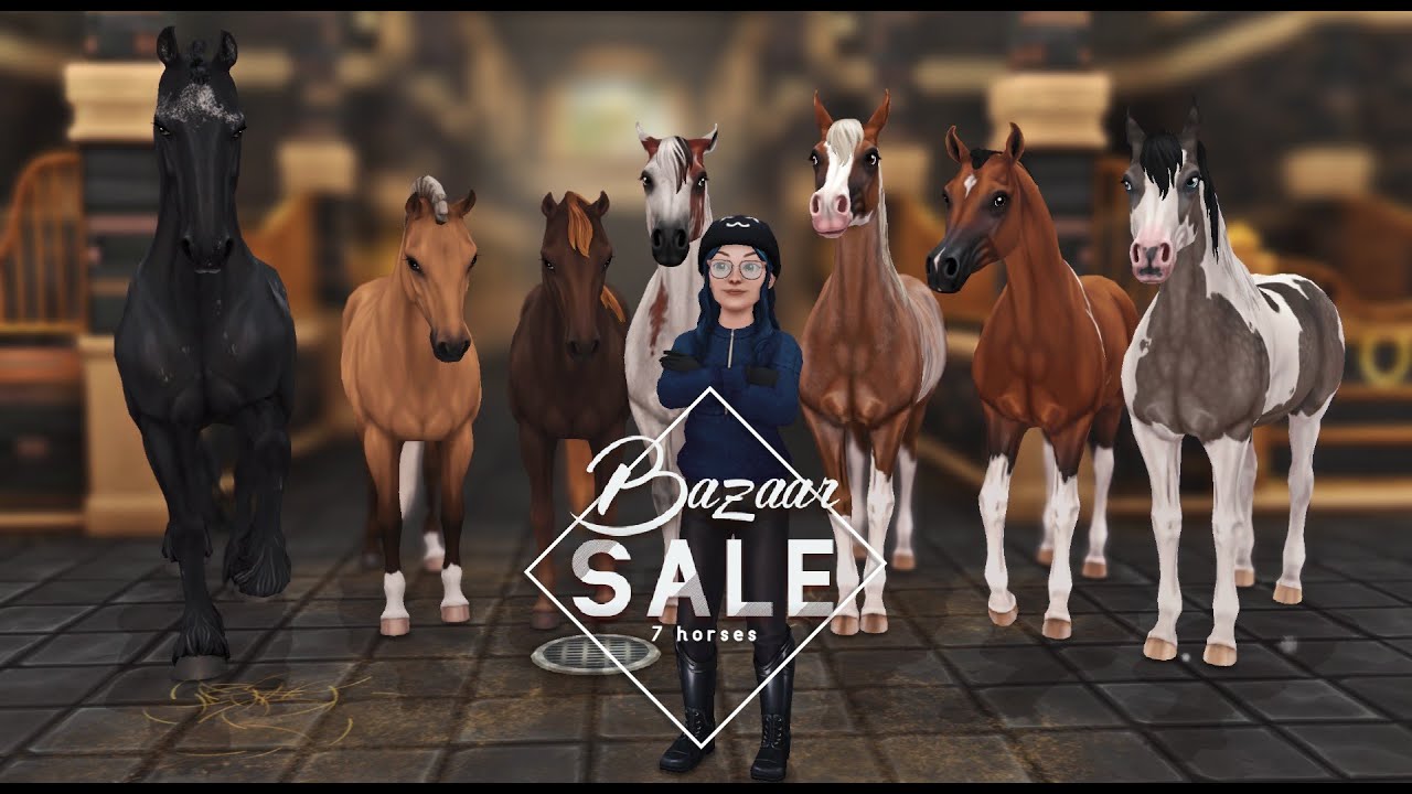 DRŽELA JSEM SE.. :D BAZAAR - nakupovačka | Star Stable Online