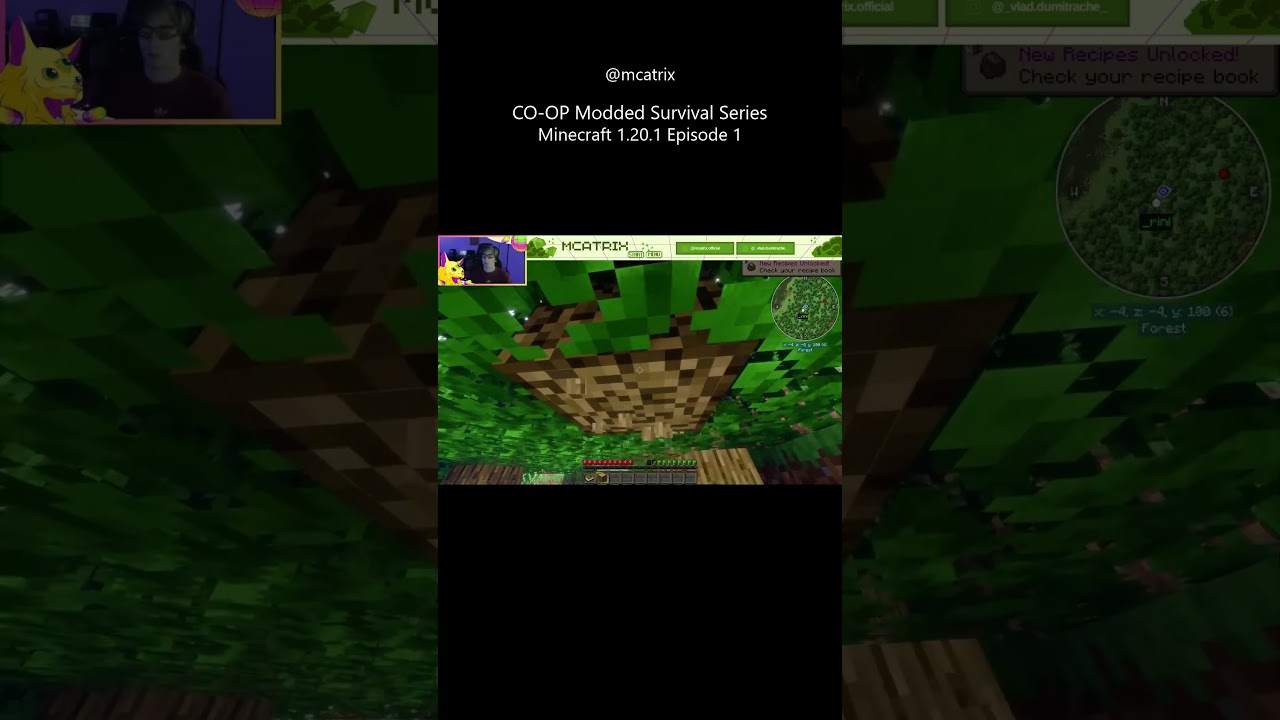 EP 1 PART 3 🎎 CO-OP Modded Survival Series  | Minecraft 1.20.1 🟢 | Episode 1 ✨