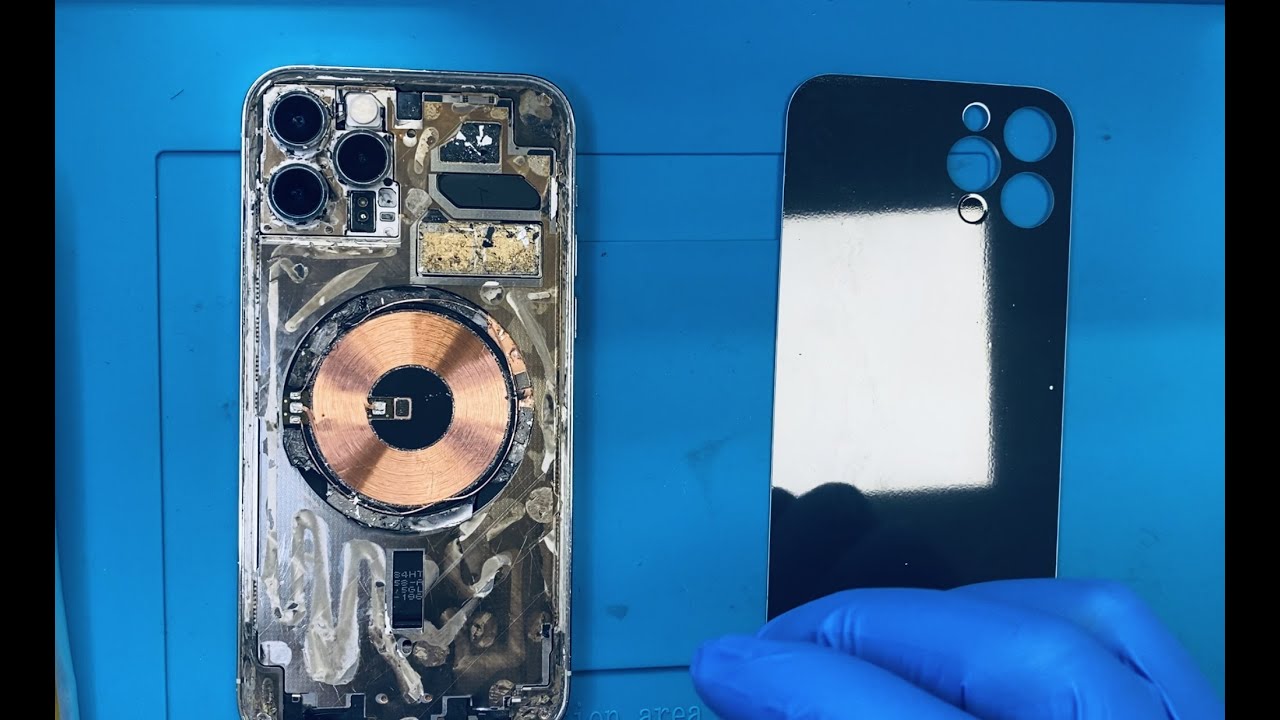 Iphone 12 pro backglass Replacement with Laser machine