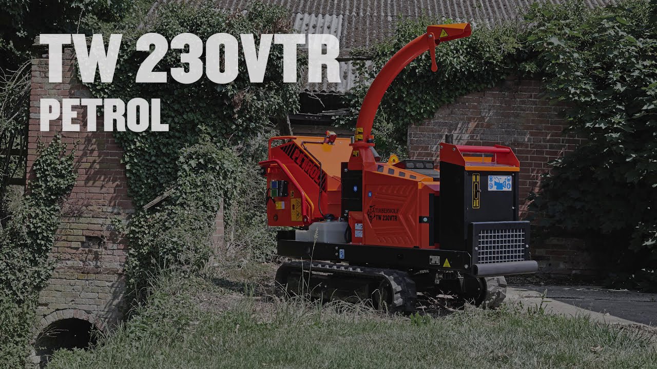 Timberwolf TW 230VTR Petrol Tracked Wood Chipper