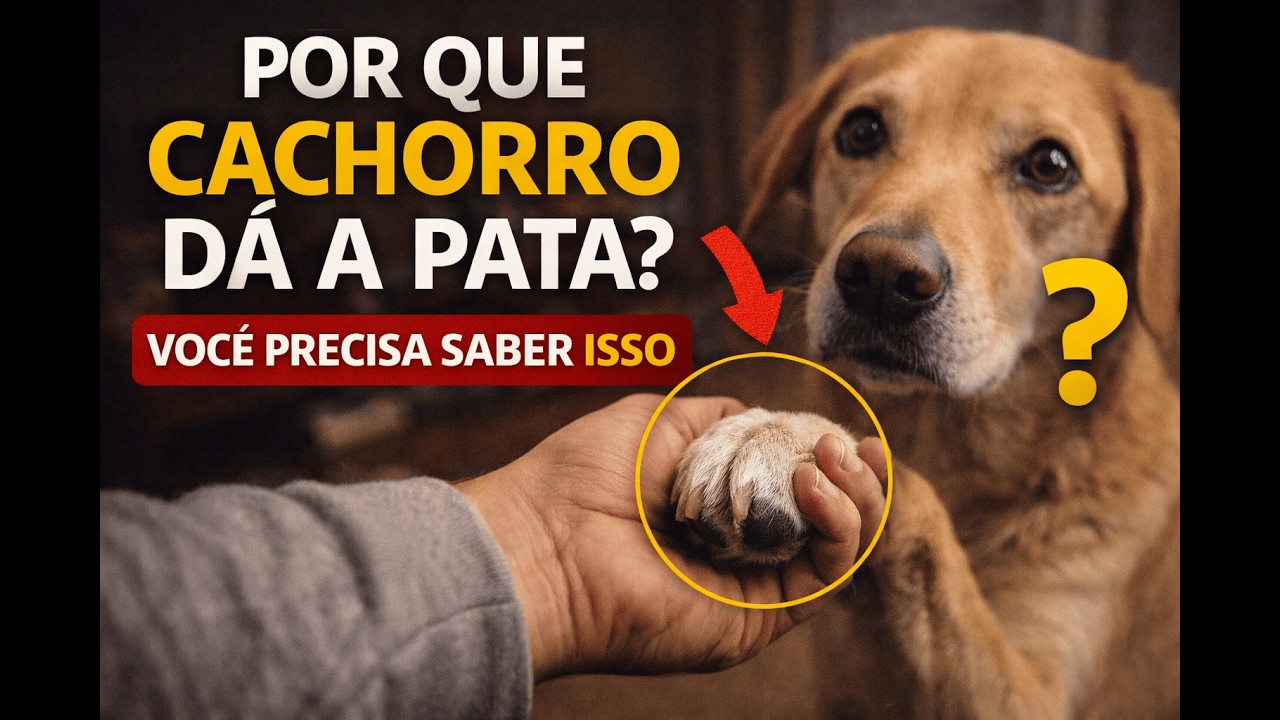 A PSICOLOGIA REVELA: O QUE SIGNIFICA QUANDO UM CACHORRO DÁ A PATA