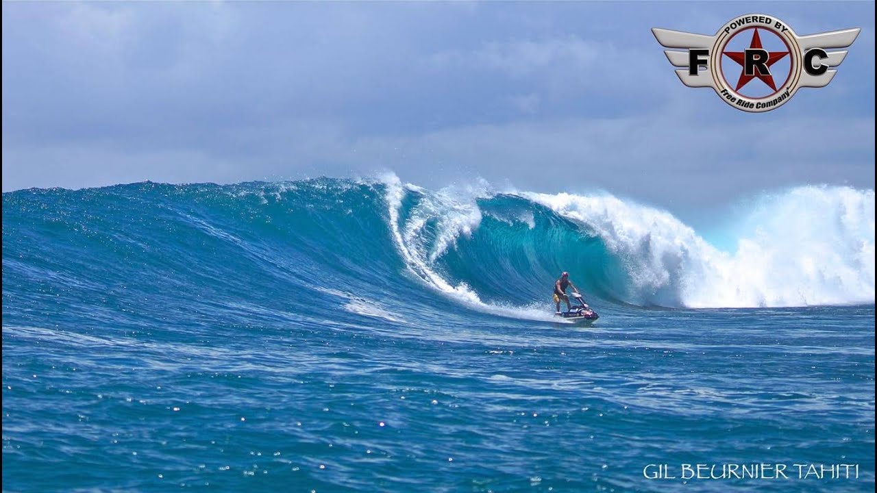Gil Beurnier Jetski à Tahiti Polynésie