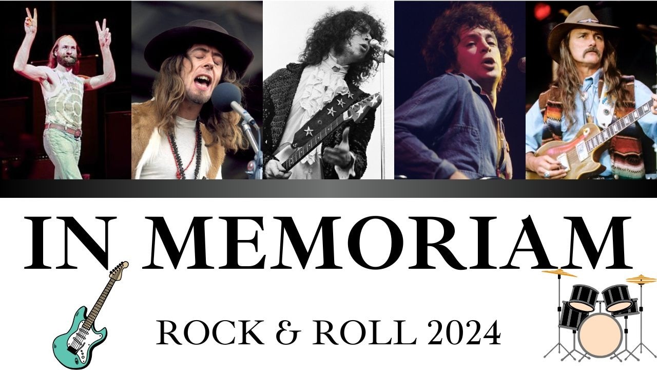 ROCK MUSIC LEGENDS We Lost in 2024 - In Memoriam Tribute