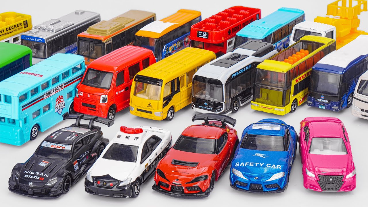 タカラトミー トミカカーワールド ☆ トミカカーコレクション | トヨタ ハイメディック、はとバス、GRスープラ GT4 Evo