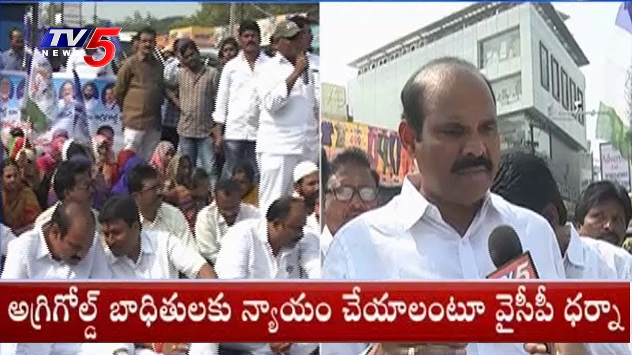 YSRCP Protest To Support AgriGold Victims | Vijayawada | TV5 News