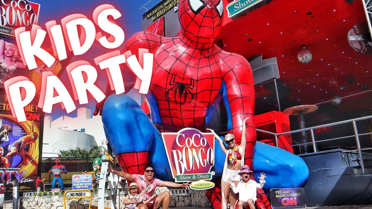 COCO BONGO kids party CANCUN 2022, ALL SHOWS