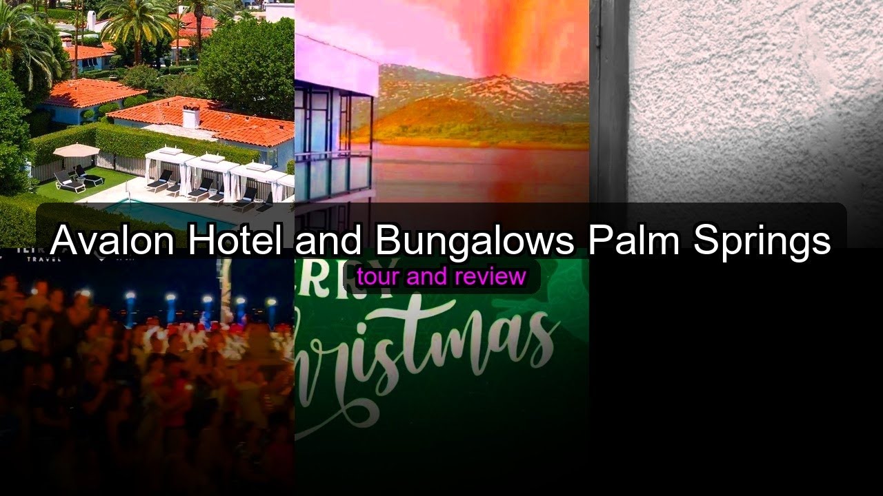 Avalon Hotel and Bungalows Palm Springs - Luxury Resort Chic Retreat in California, USA