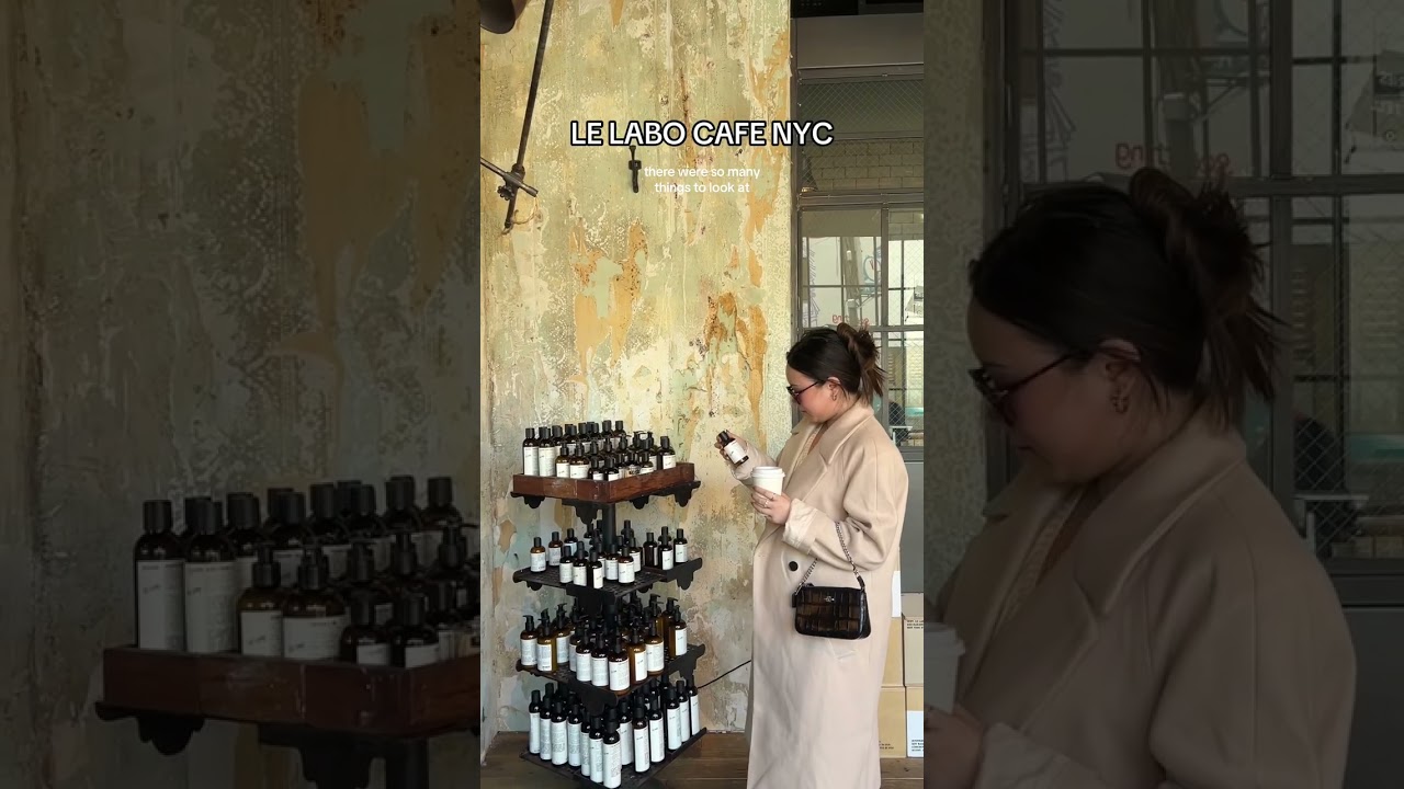 if you’re exploring New York City, go and check out the LABO Fragrances cafe in williamsburg! Grab a