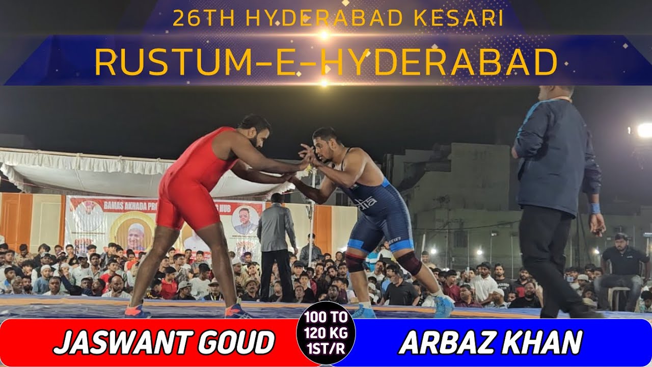 JASWANT GOUD(B) VS ARBAZ KHAN(B) - RUSTUM -E-HYDERABAD 1ST/R - 26TH HYDERABAD KESARI 2026