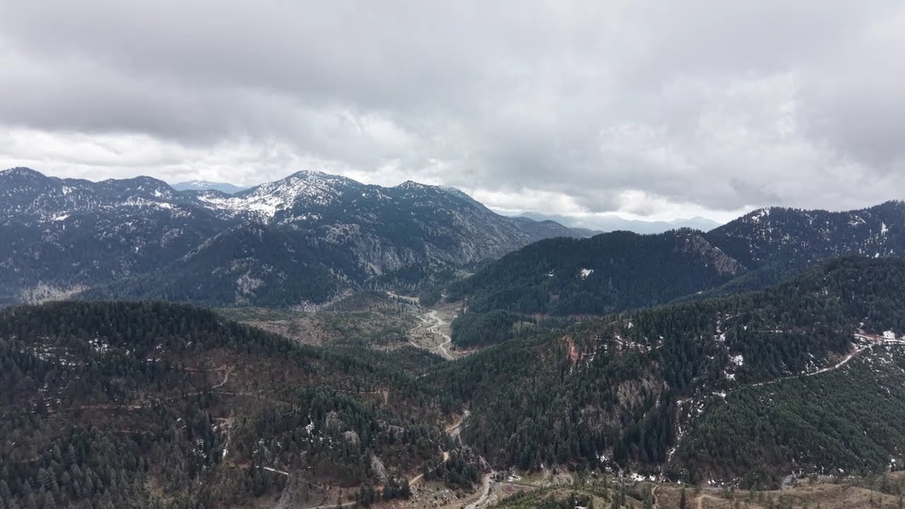 Karlı Dağ Yollarının Üzerinde | Sedir Ormanları ve Zirveler ❄️🌲