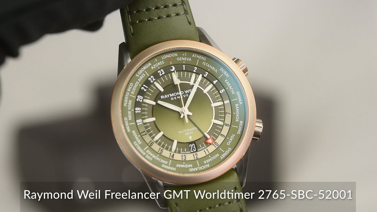 Raymond Weil Freelancer GMT Worldtimer 2765-SBC-52001