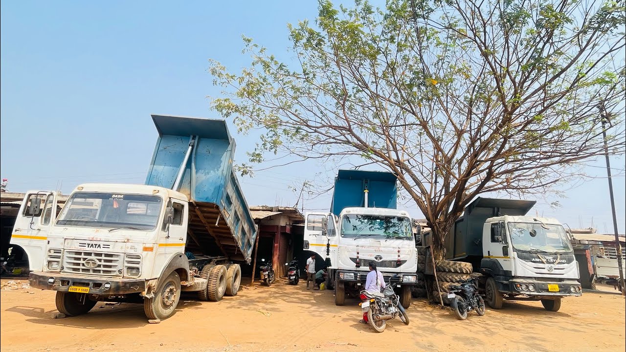 New TATA TRUCK MUD LOADING WORKS FOR NEW JCB SND TRUCKS AND JCB BACKHOE MACHINE 3dx loading mud 🚛