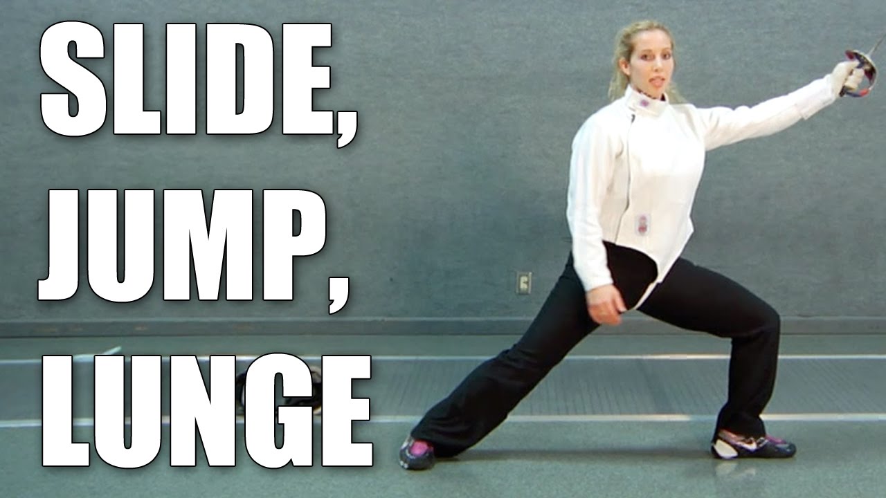 Mariel Zagunis - Fencing, Slide, Jump, Lunge