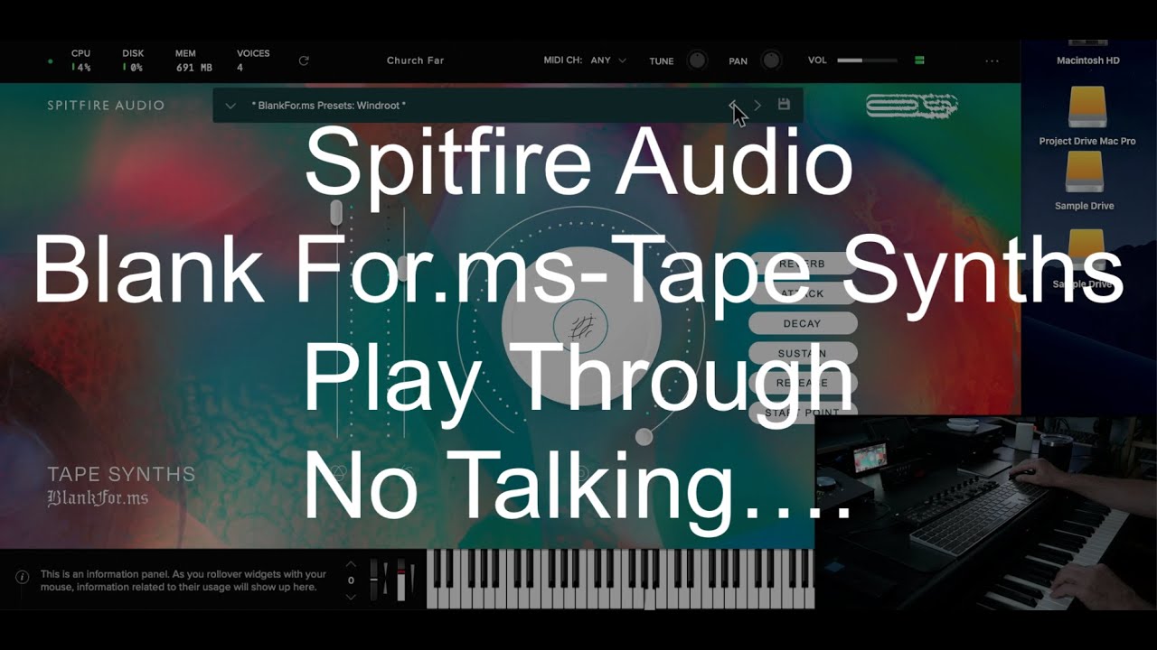 Spitfire Audio BlankFor.ms - Tape Synths Play Through No Talking