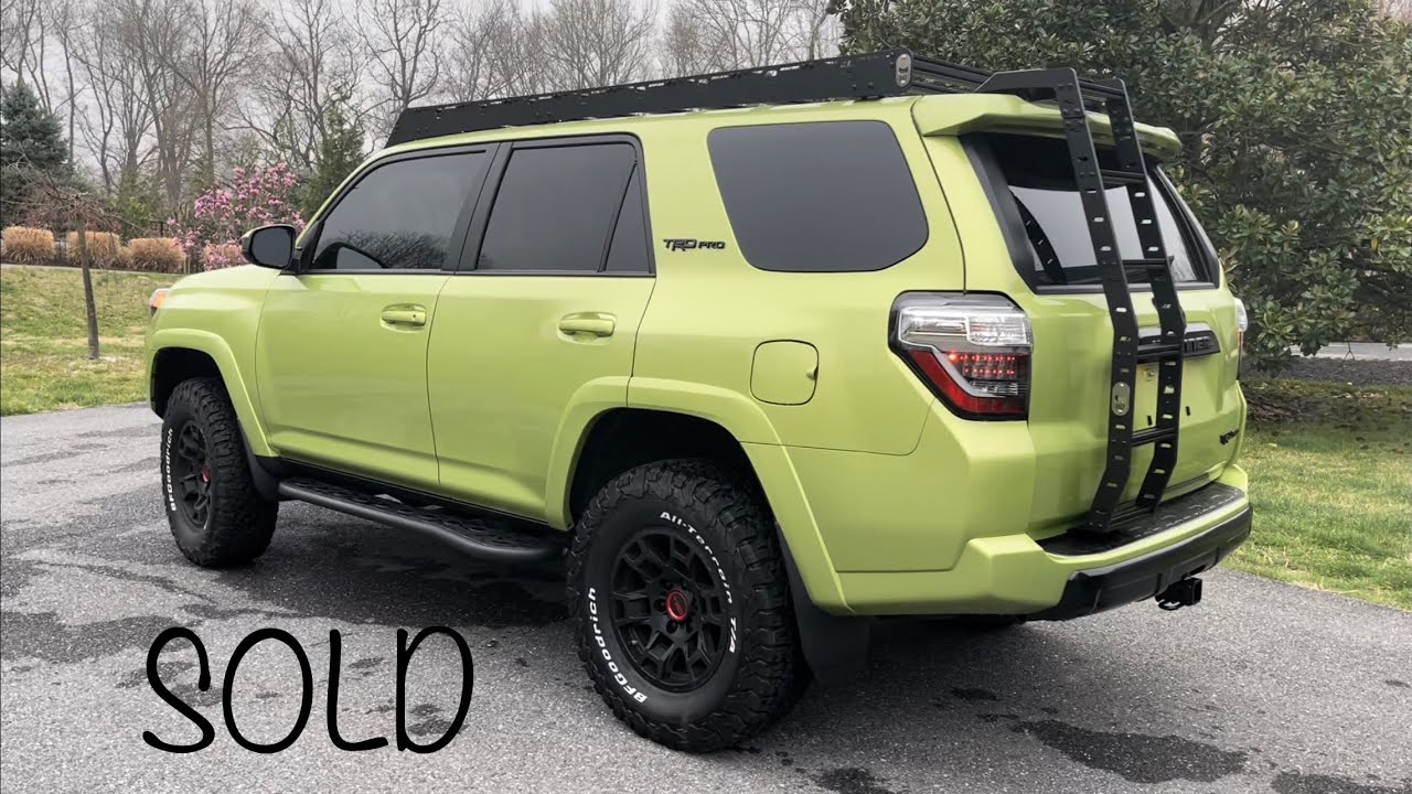 Saying goodbye to my LIME RUSH 2022 Toyota 4Runner TRD Pro&hellip; Sold