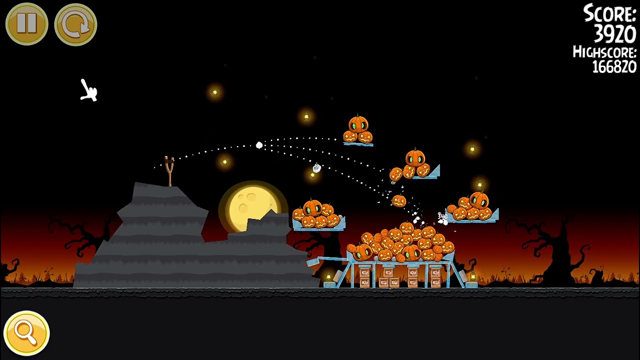 Really crazy level (Angry Birds Seasons)