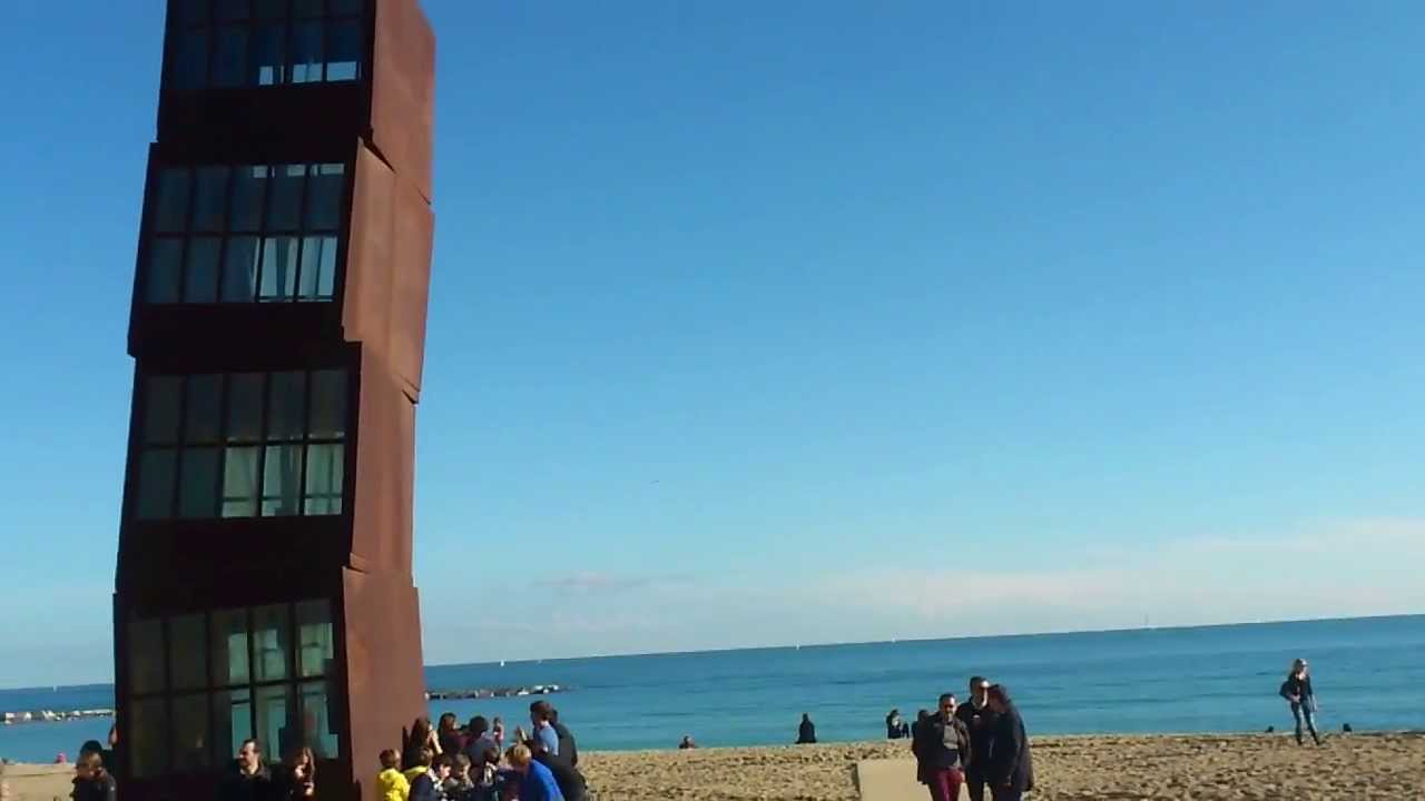 Barcelona Barceloneta. Culture and beach walk.