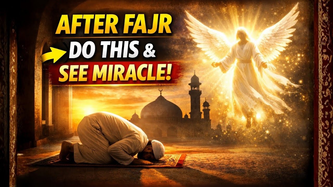 Powerful Fajr Dhikr for Forgiveness | The Miracle of Dawud (AS) & Musa (AS) | Sahih Bukhari Hadith