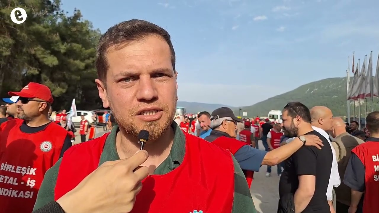 Birleşik Metal-İş’ten Accuride fabrikası önünde eylem: “İş ekmek yoksa barış da yok!”