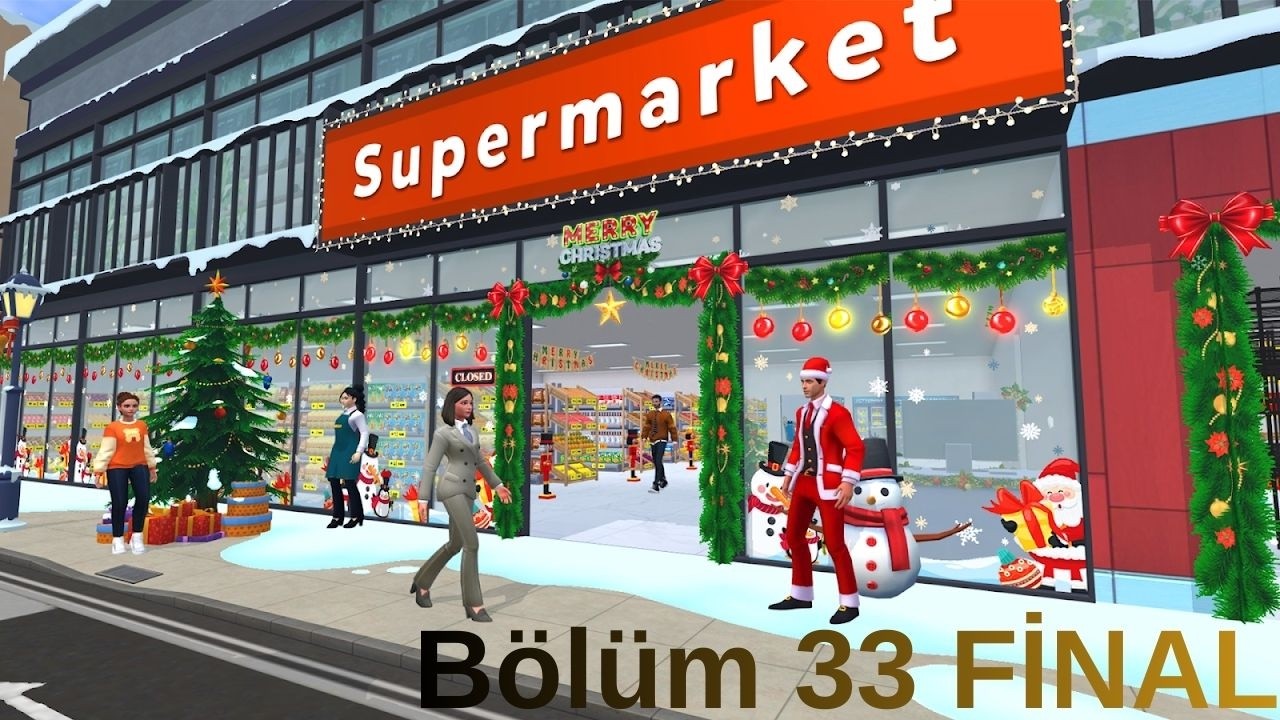 Supermarket Simulator Bölüm 33 FİNAL Oyun Kendini Tekrarlamaya Başladı Artık Saldık #oyunlar #oyuncu