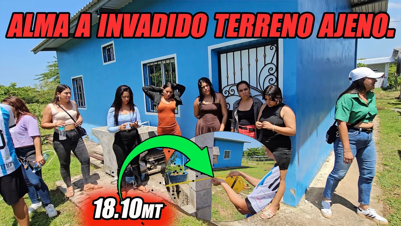 Alma abuso mucho de su terreno y se robo 7.2 m, Elmer esta decepcionado.