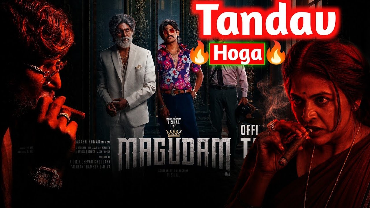 Magudam Trailer Review #vishal #southmovie #Review