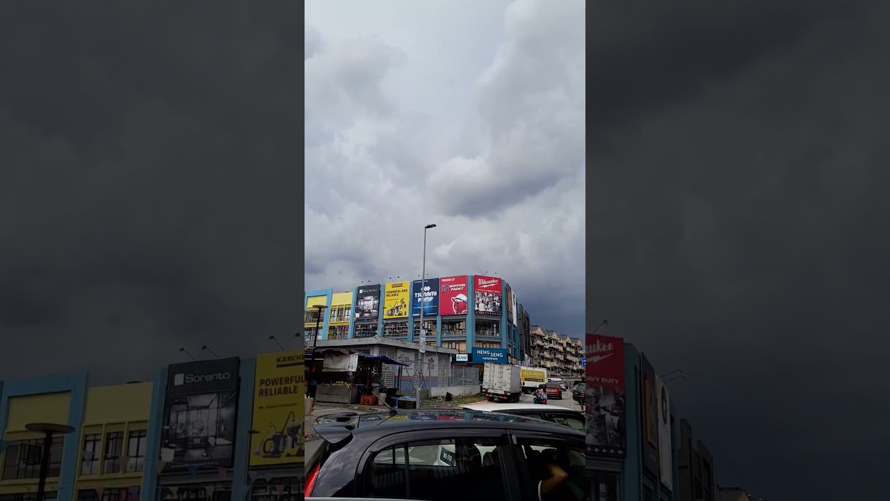 Beautiful Malaysia Rain Storm brewing over Shah Alam! #malaysia #rain #clouds #storm #rainyday #tour