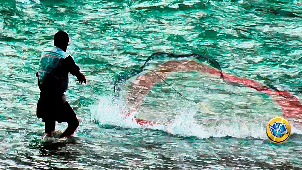 ☑️ Pesca con atarraya