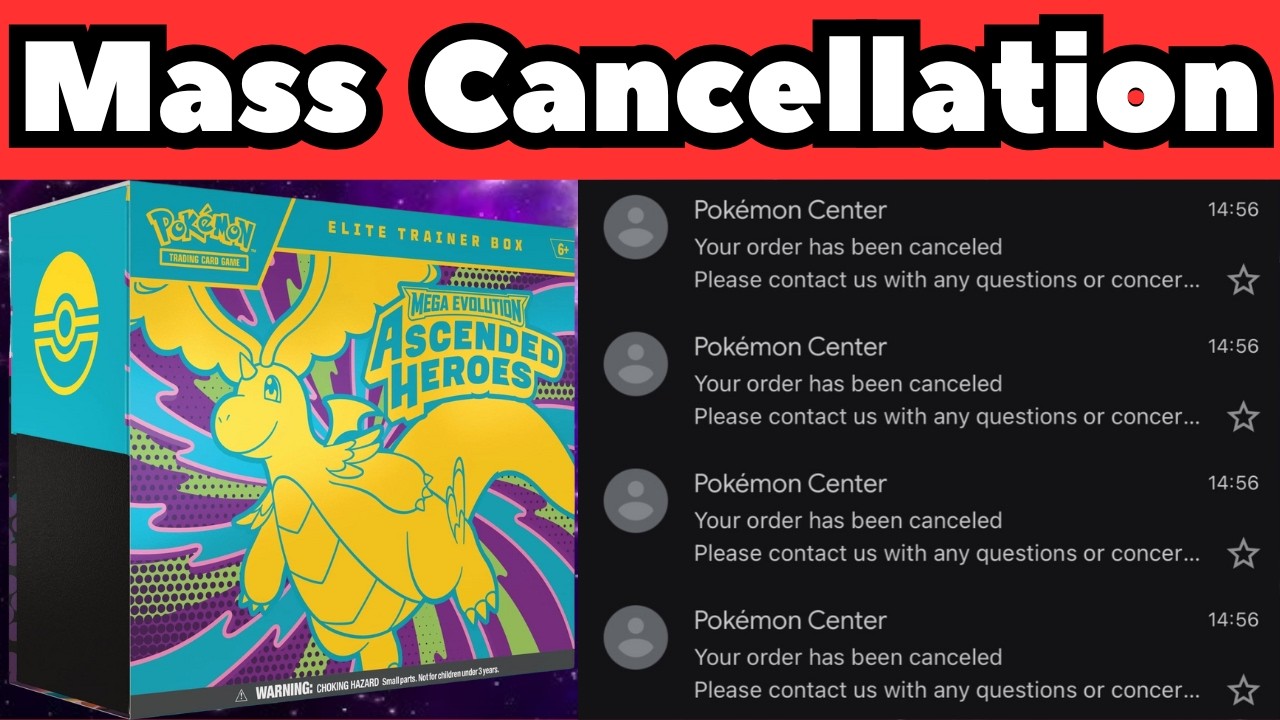 Pokémon Center отменяет предзаказы на набор Ascended Heroes Elite Trainer Box — что происходит?